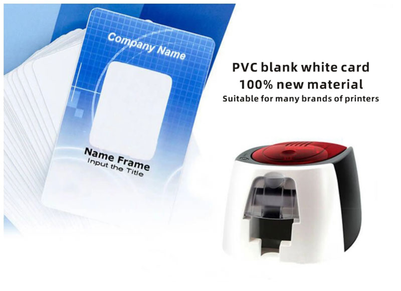 Blank White Thermal PVC Card