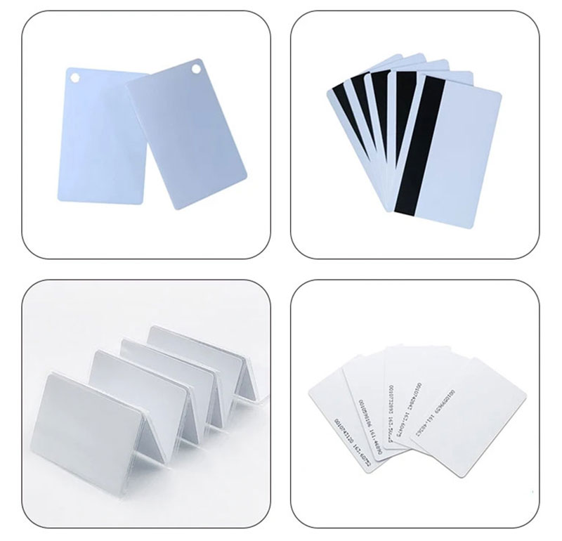 Blank White Thermal PVC Card