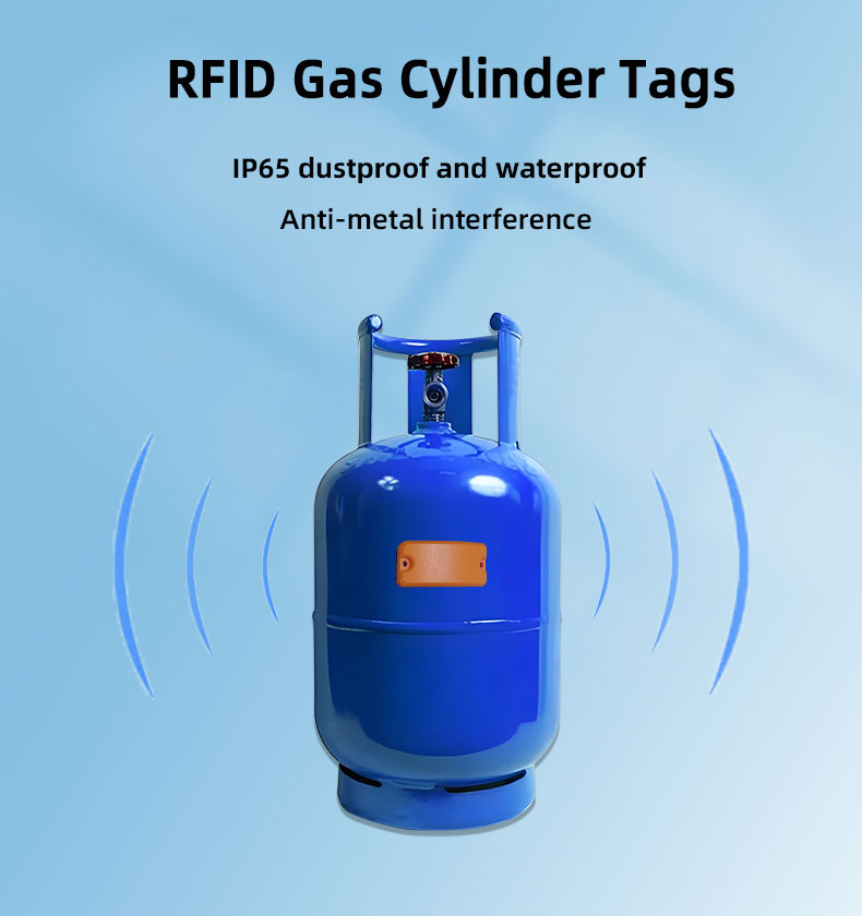 ABS RFID UHF Anti Metal Tag For Gas Cylinder
