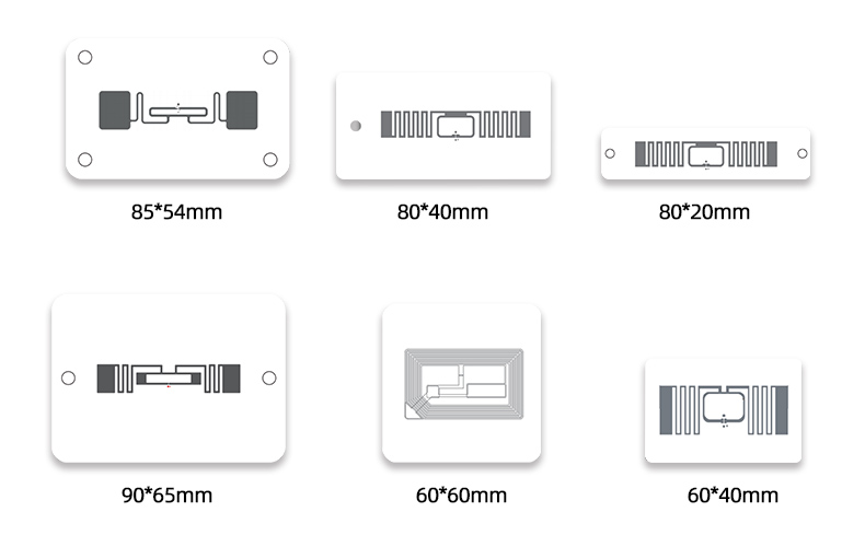 Custom Adhesive UHF RFID Tag CARDS