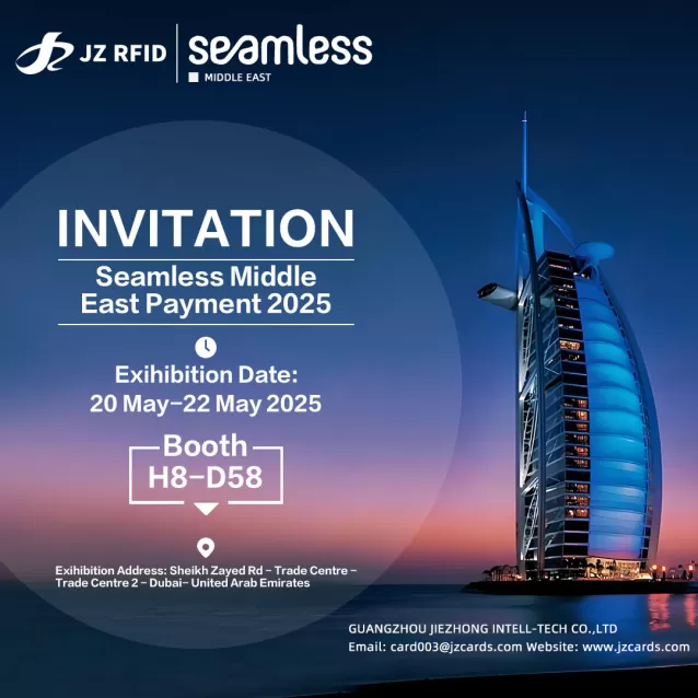 Guangzhou Jiezhong Intelligent Technology Co., Ltd. Will Be Present At Seamless Middle East 2025 In Dubai To Showcase Advanced RFID Solutions.